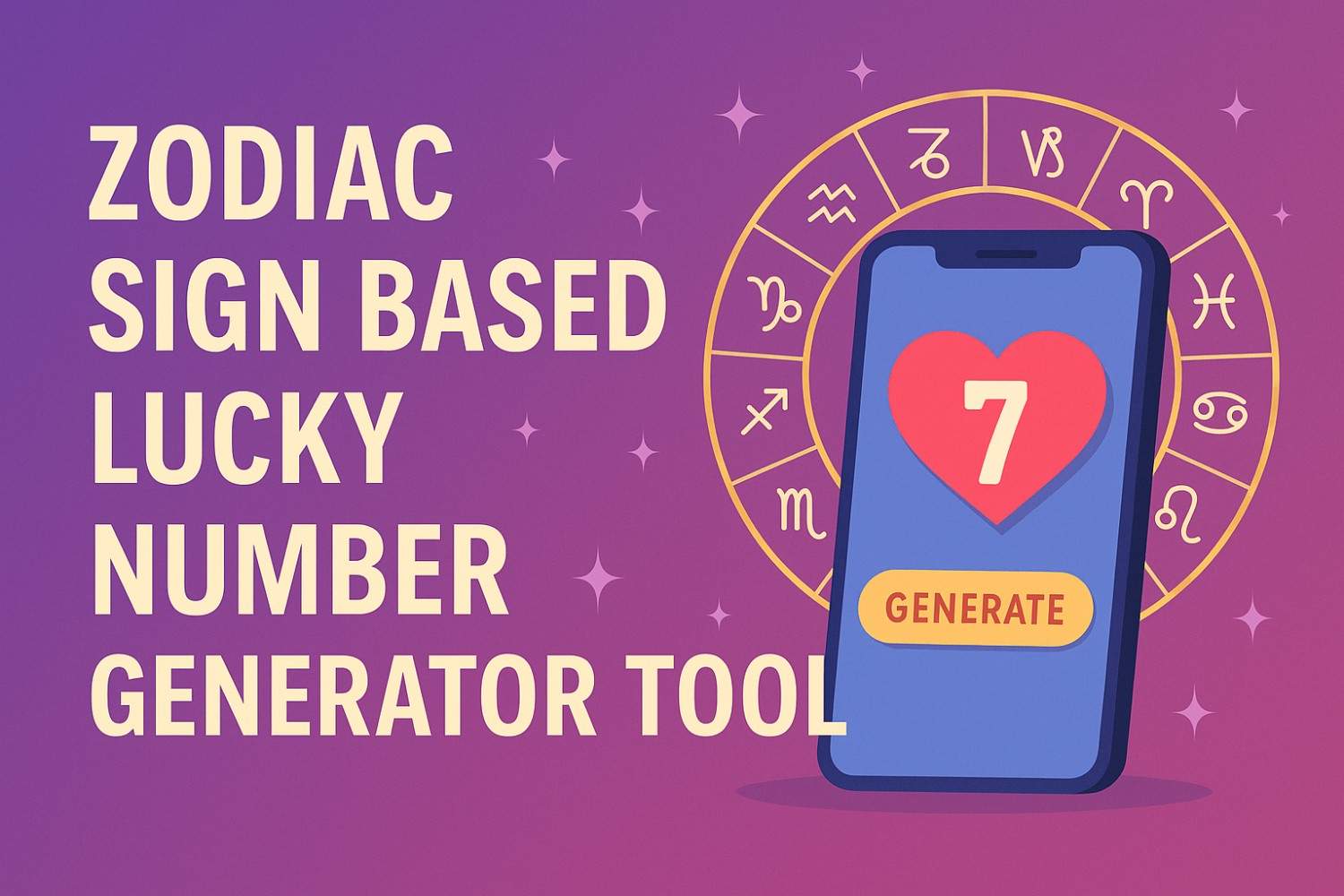 Zodiac Sign Based Lucky Number Generator Tool — Find Your Lucky Number Today 2026